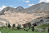 Rock formation of the Valley of the Moon - Lamayouro Ladakh